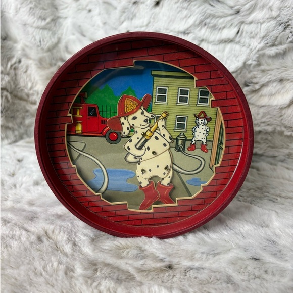 Animated Dalmatian Fire Dog Bank. Vintage - Picture 1 of 7